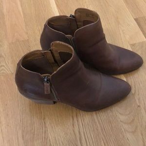 Frye Brown Ankle Boots